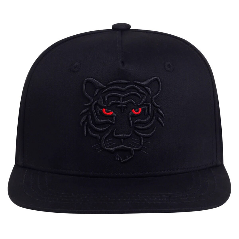 Pamučna bejzbol kapa s crnim tigrastim vezom Muškarci Ženske brze kape Ljetne kape za slobodno vrijeme Kamiondžije Kape Unisex Hip Hop Gorras