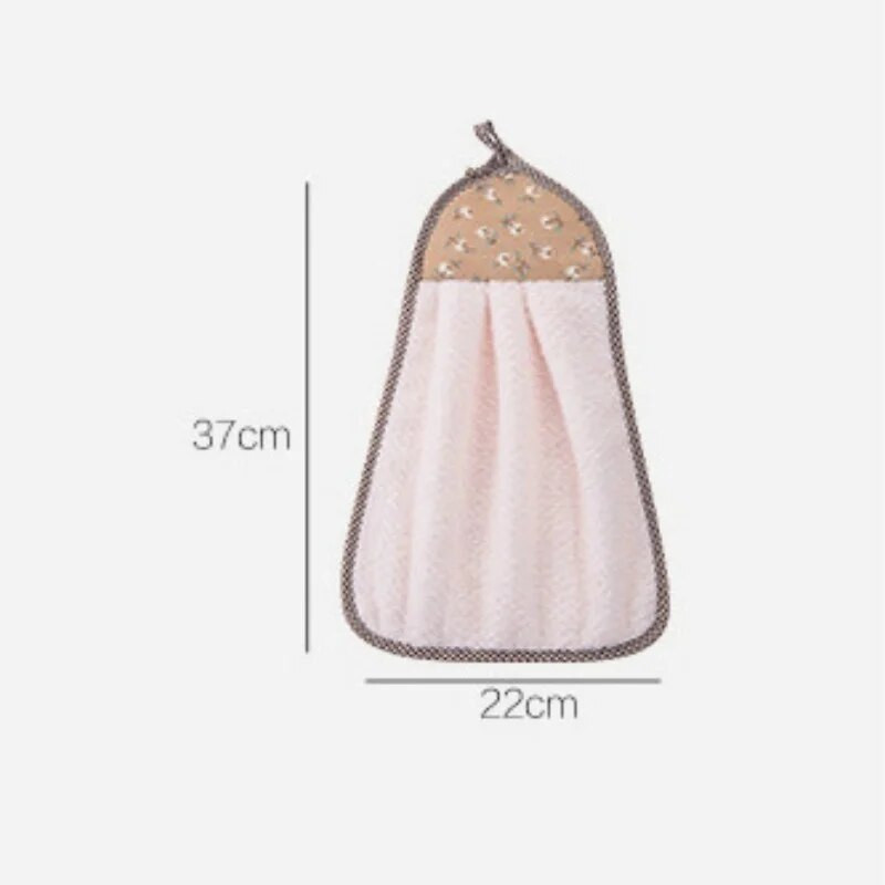 Ručnik za ruke Kuhinjski alat Viseći brisljivi ručnik Slatki upijajući ručnik Kućanska kupaonica WC Čišćenje kuhinje Krpa za pranje posuđa