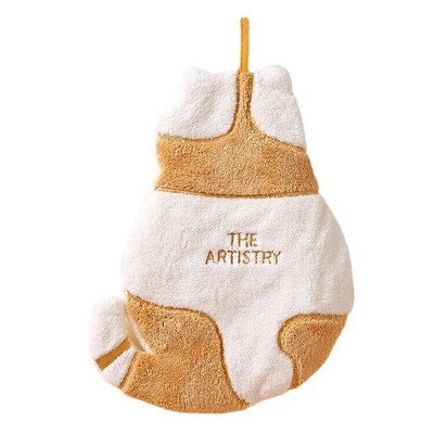 Супер абсорбираща сладка котка кърпа за ръце Домакинска кухненска кърпа от микрофибър Високоефективна кърпа за почистване на съдове Кухненски инструменти