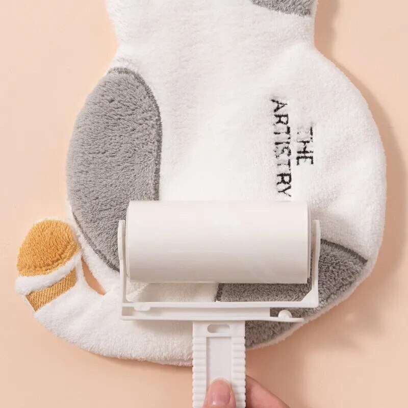 Супер абсорбираща сладка котка кърпа за ръце Домакинска кухненска кърпа от микрофибър Високоефективна кърпа за почистване на съдове Кухненски инструменти