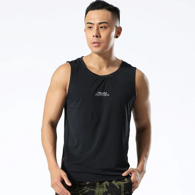 Košarkaška majica bez rukava za teretanu Muškarci Ljetna majica bez rukava za trčanje Muškarci Brzo sušeći prsluk za trčanje Muški prozračni muški top Brzosušeće majice bez rukava