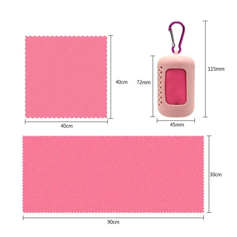 Novi prijenosni prijenosni mikrofiber brzo sušenje teretana biciklizam plaža sport hlađenje tuš ručnik za kupanje