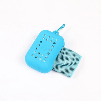 Prijenosni sportski ručnik 90*30 cm Brzo sušenje Trenutno hlađenje Putovanje na otvorenom Fitnes Trčanje Ručnik za lice za višekratnu upotrebu Silika