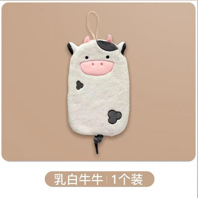 Mielas animacinio filmo zuikio formos tepalo šluostės skuduras virtuvės reikmenys sugeriantis pakabinamas rankšluostis koralų vilnos skuduras, mikropluošto rankšluostis