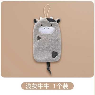 Mielas animacinio filmo zuikio formos tepalo šluostės skuduras virtuvės reikmenys sugeriantis pakabinamas rankšluostis koralų vilnos skuduras, mikropluošto rankšluostis