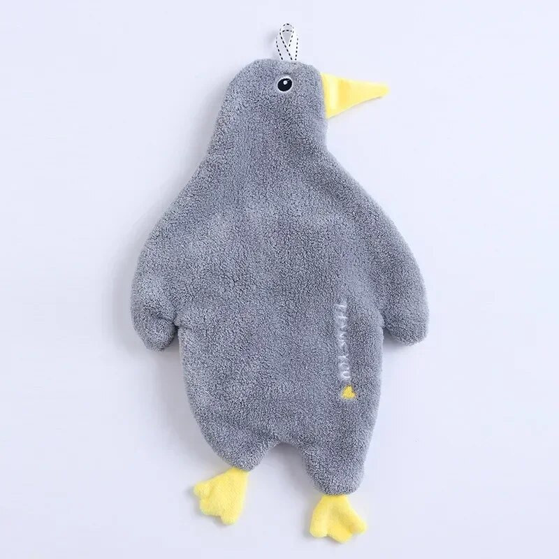 Animacinis filmukas Šuns formos Rankšluostis Koralinis Aksominis Siuvinėjimas Minkšta Patogus Nosinė vaikams Virtuvės Vonios Valymo Įtaisai