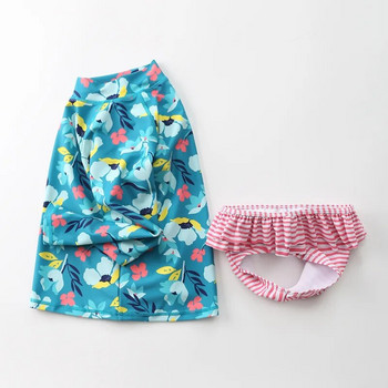 Μαγιό για κορίτσια δύο τεμάχια μακρυμάνικο βρεφικό μαγιό Anti UV Summer Beach Ρούχα μπάνιου Γοργόνα Μονόκερος Παιδικό μαγιό