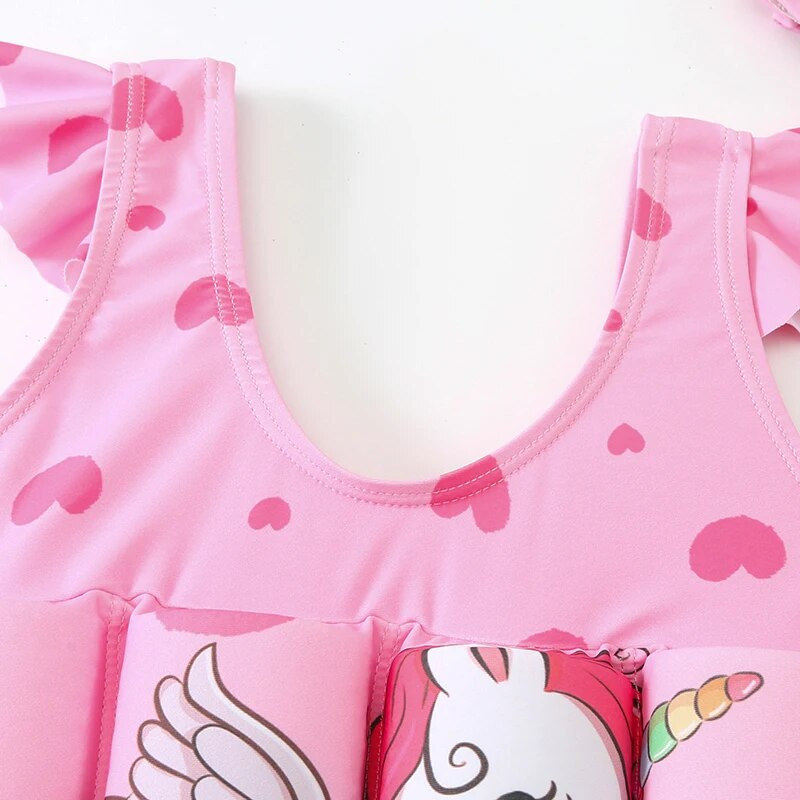 Peldošās karikatūras peldkostīms meitenei 2–7 gadu peldkostīms bērniem, jauns 2023. gada mazuļu peldkostīms