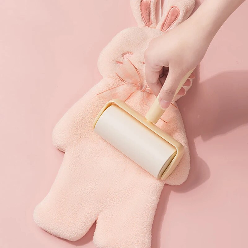 Кърпа за ръце с анимационен заек Творчески удебелени абсорбиращи кърпи от коралово кадифе за баня Почистване на кухня Бързосъхнеща кърпа за съдове