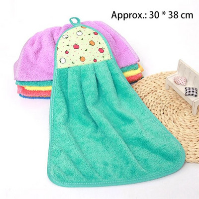 Сладка котешка кърпа за ръце за дете Супер абсорбираща микрофибърна кухненска кърпа Високоефективна кърпа за почистване на съдове Кухненски инструменти