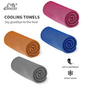 Golfo vėsinantis rankšluostis kaklui ir veidui Mikropluošto masinis vėsinantis rankšluostis sportininkams Momentinis vėsinantis kaklo apvyniojimas jogos sporto salėje