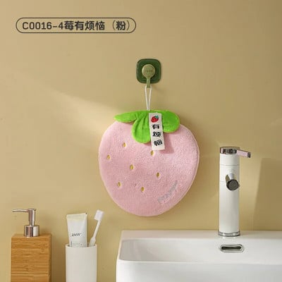 Сладко животно Хавлиена кърпа за ръце Мека детска Детска кърпа за къпане Баня Кухня Висяща кърпа за избърсване Удебелени абсорбиращи кърпи 핸드타올