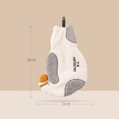 Animacinių filmų gyvūnai Rankšluostis Minkštas koralų vilna, aukštos kokybės sugerianti oda, nekenksminga odai Vaikiška nosinė virtuvės rankšluosčiai