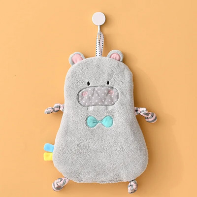 Animacinių filmų gyvūnai Rankšluostis Minkštas koralų vilna, aukštos kokybės sugerianti oda, nekenksminga odai Vaikiška nosinė virtuvės rankšluosčiai