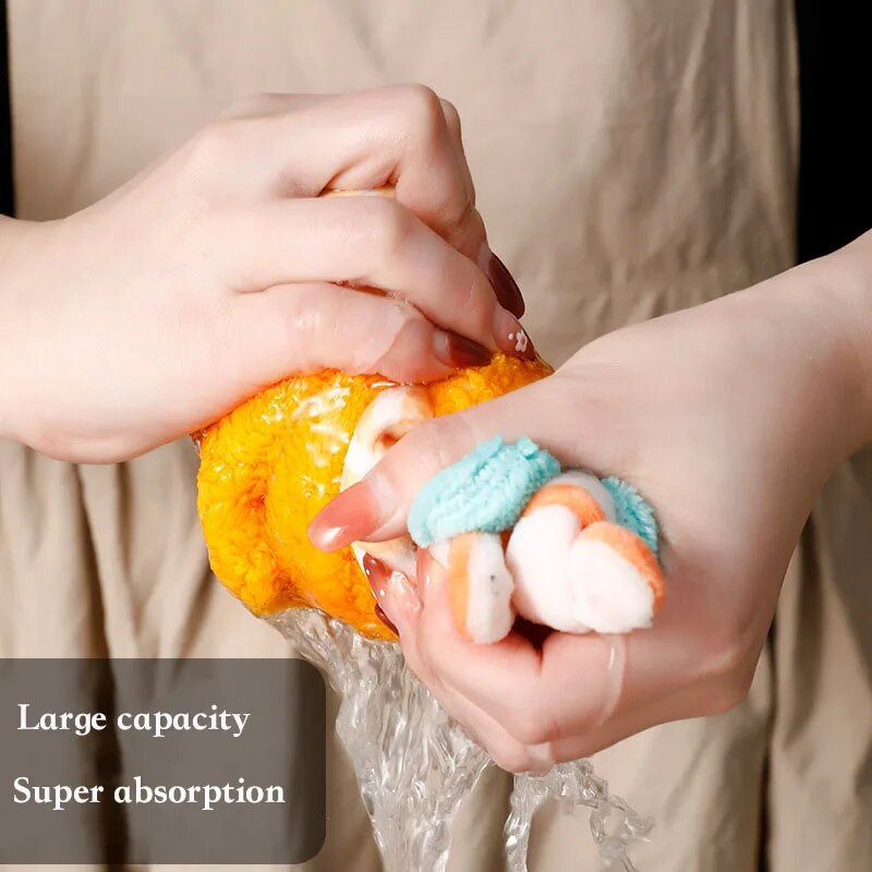 Animacinių filmų gyvūnai Rankšluostis Minkštas koralų vilna, aukštos kokybės sugerianti oda, nekenksminga odai Vaikiška nosinė virtuvės rankšluosčiai