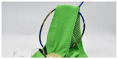 Waffle Checks Sportski ručnik od mikrovlakana s džepom na patentni zatvarač 30*110 cm Brzosušeći Plivanje Kampiranje Putovanja Teretana Joga Golf Ručnici Fitnes