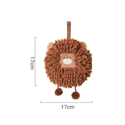 Кърпа за ръце с анимационно животно, котка за кухня, баня, мека микрофибърна шенилна супер абсорбираща бързосъхнеща носна кърпа Домашни кърпи