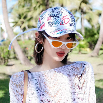 Νέα Graffiti Hip-Hop Kpop Ανδρικά καπέλα μπέιζμπολ Γυναικεία καπέλα μπέιζμπολ βαμβακερά αναπνεύσιμα Snapback Αθλητικά καπέλα για ενήλικες Cool streetwear μόδας
