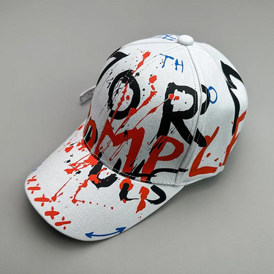 Novi Graffiti Hip-Hop Kpop Muškarci Žene Bejzbol kape Pamučne prozračne Snapback Sportske kape za skejtbord Adult Cool Streetwear Moda