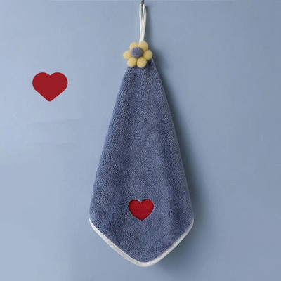 Deblji ručnik od koraljnog flisa koji se može objesiti Slatki upijajući ručnici za ruke Kuhinjske krpe od mikrovlakana Krpa za čišćenje Krpa Rupčić