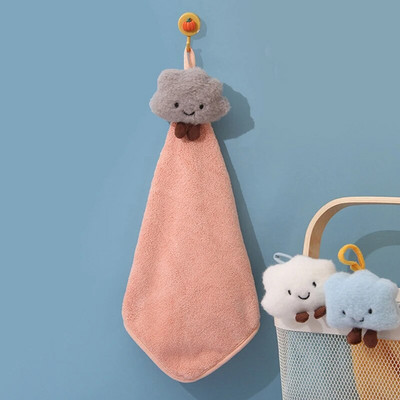 Slatki ručnici za ruke za kuhinju, kupaonicu, koraljni baršun, mikrofibra, mekane, brzo sušeće upijajuće krpe za čišćenje kućne saune frotirni ručnik