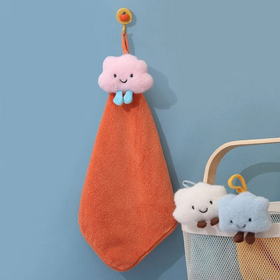 Slatki ručnici za ruke za kuhinju, kupaonicu, koraljni baršun, mikrofibra, mekane, brzo sušeće upijajuće krpe za čišćenje kućne saune frotirni ručnik