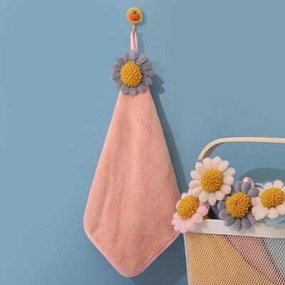 Slatki ručnici za ruke za kuhinju, kupaonicu, koraljni baršun, mikrofibra, mekane, brzo sušeće upijajuće krpe za čišćenje kućne saune frotirni ručnik