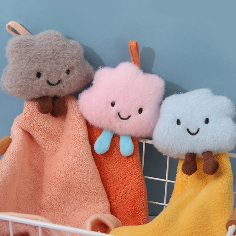 Slatki ručnici za ruke za kuhinju, kupaonicu, koraljni baršun, mikrofibra, mekane, brzo sušeće upijajuće krpe za čišćenje kućne saune frotirni ručnik