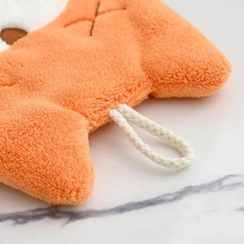Сладки анимационни животни Детска кърпа за ръце Бързосъхнещи микрофибърни кърпи Слон Хипопотам Кухненски съдове Плат Кърпа за съдове