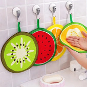 Lovely Fruit Print akasztós konyharuha mikroszálas gyorsszáraz tisztító rongyos mosogatórongy törlő szalvéta nedvszívó kendő