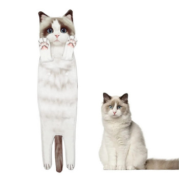 Μαλακές πετσέτες χεριών γάτας Δημιουργικά χαριτωμένα μαντήλια για γάτες για δώρα για το σπίτι Διακοσμήσεις μπάνιου Στολίδια για γάτες Δώρα για τους λάτρεις της γάτας