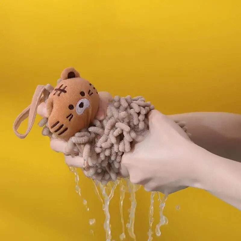 Хавлиена кърпа за баня Шенил Хандбал Висяща хавлиена кърпа за ръце Кухненска уплътняваща водоабсорбираща бързосъхнеща баня Сладък парцал