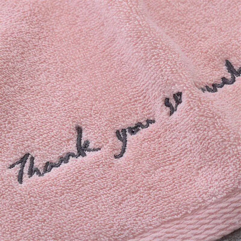 Par Podebljani ručnik za vježbanje za odrasle Pamučni kućanski ručnici za ljubitelje vezeni sportski ručnik za lice brzo sušenje 34*76 cm