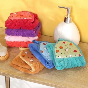 1 τεμ. Soft Thicken πετσέτα μικροϊνών Παιδική πετσέτα προσώπου Πετσέτα μπάνιου κρεμαστή πετσέτα κουζίνας απορροφητική πετσέτα χεριών