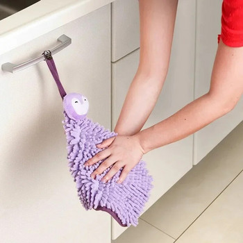 Карикатура Кърпа за избърсване на ръце Кухня Без власинки Чиста кухня Баня Тоалетна Абсорбираща бързосъхнеща кърпа Мека на допир Почистване на ръцете