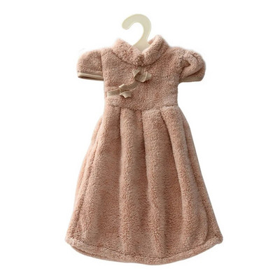 Kuhinjski ručnik za ruke Coral Velvet Quick Dry Bath Ručnik za sušenje ruku Dress Shape Viseći Fuzzy ručnici za kupaonicu Dječja spavaća soba
