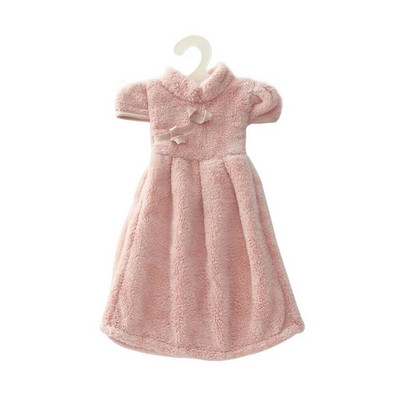 Kuhinjski ručnik za ruke Coral Velvet Quick Dry Bath Ručnik za sušenje ruku Dress Shape Viseći Fuzzy ručnici za kupaonicu Dječja spavaća soba