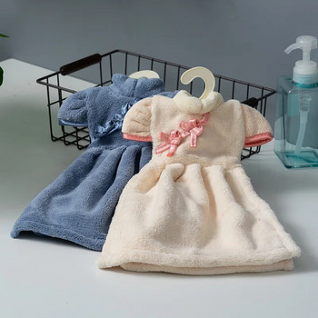 Πετσέτα χεριών Cheongsam Clothing Style Absorbent Soft Coral Velvet Πετσέτα κουζίνας Πετσέτα κουζίνας Αξεσουάρ κουζίνας Πανί καθαρισμού