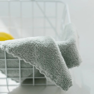 Квадратна малка кърпа за ръце 25*25 см. Детска кърпа за лице 25*50 см. Коралово кадифе Мек микрофибър с висока плътност