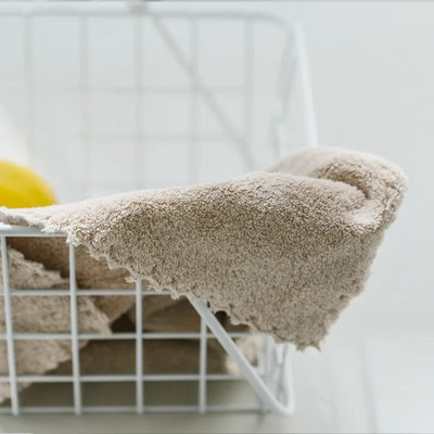 Квадратна малка кърпа за ръце 25*25 см. Детска кърпа за лице 25*50 см. Коралово кадифе Мек микрофибър с висока плътност