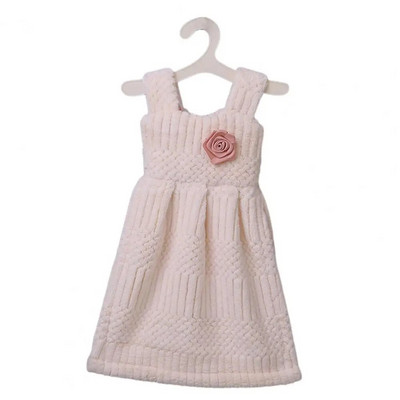 Ručnik za ruke Slatka haljina princeze Viseći kuhinjski ručnik Debeli mekani koraljni flis upijajuće krpe za suđe Ručnik za brisanje Kupaonski ručnici