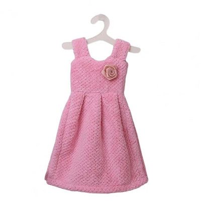 Ručnik za ruke Slatka haljina princeze Viseći kuhinjski ručnik Debeli mekani koraljni flis upijajuće krpe za suđe Ručnik za brisanje Kupaonski ručnici