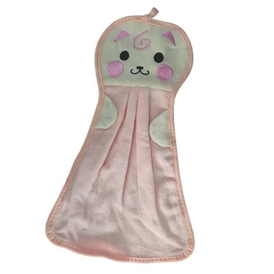 1kom crtani svinjski rupčić Kuhinjski pribor Vez Mekani ručnik za kućanstvo u korejskom stilu Montiran na zid