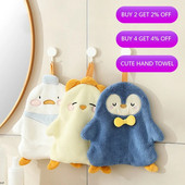 Ručnik za ruke Slatki pingvin Djeca Zgusnuti viseći ručnici Kupaonica Kuhinja Ručnik za brisanje posuđa Mekani upijajući ručnik za ruke 핸드타올