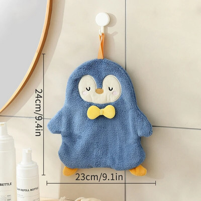 Ručnik za ruke Slatki pingvin Djeca Zgusnuti viseći ručnici Kupaonica Kuhinja Ručnik za brisanje posuđa Mekani upijajući ručnik za ruke 핸드타올