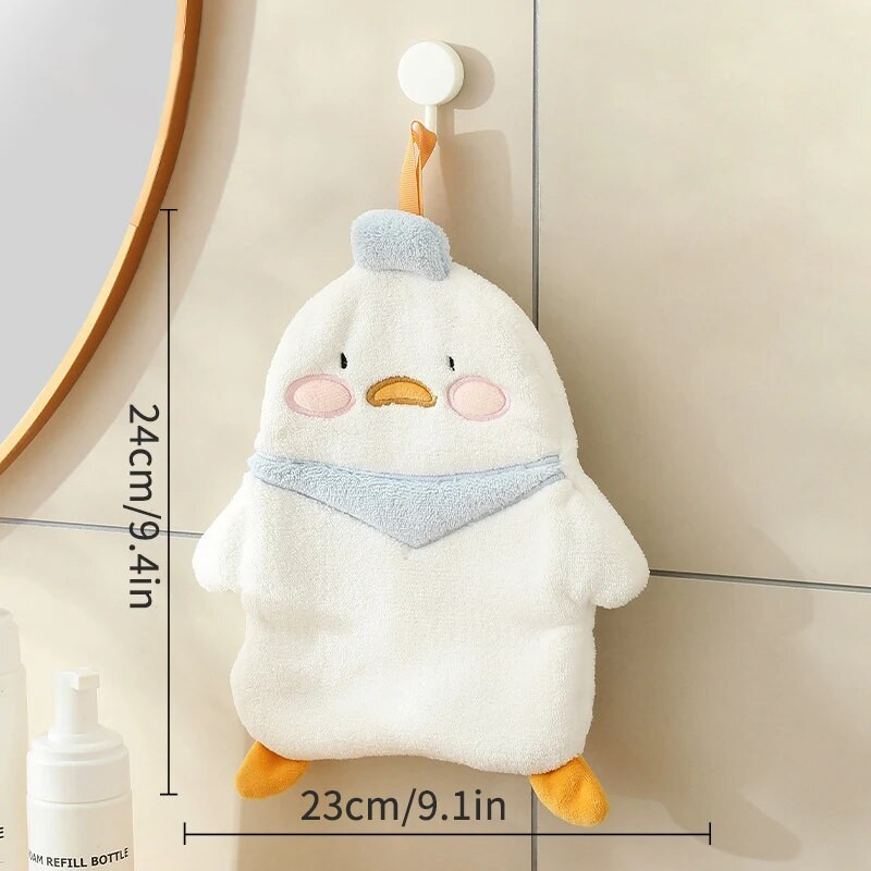 Ručnik za ruke Slatki pingvin Djeca Zgusnuti viseći ručnici Kupaonica Kuhinja Ručnik za brisanje posuđa Mekani upijajući ručnik za ruke 핸드타올