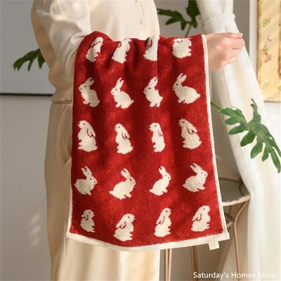 Mieli triušiai Patter Pure rankšluosčiai Minkšti maloniai odai veido rankšluosčiai Vonios kambario sugeriantys veido rankšluosčiai suaugusiems namų apyvokos rankšluosčiai