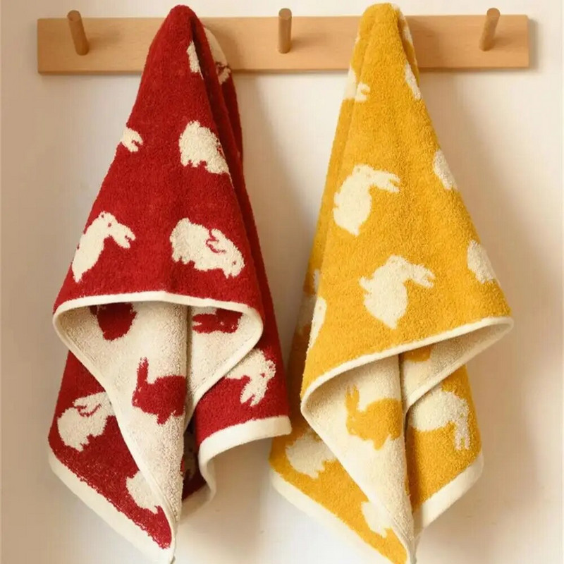 Mieli triušiai Patter Pure rankšluosčiai Minkšti maloniai odai veido rankšluosčiai Vonios kambario sugeriantys veido rankšluosčiai suaugusiems namų apyvokos rankšluosčiai