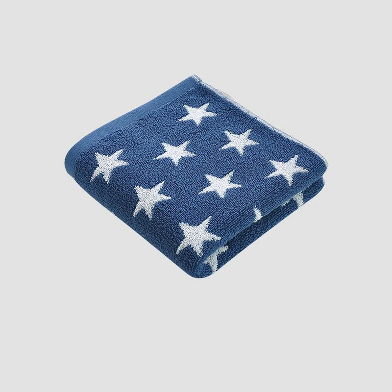 Retro pamučni ručnik Točke Zvjezdice Prugasti uzorci srca Mekani ručnik za lice Super upijajući debeli ručnici za ruke za kupaonicu Djeca Odrasli