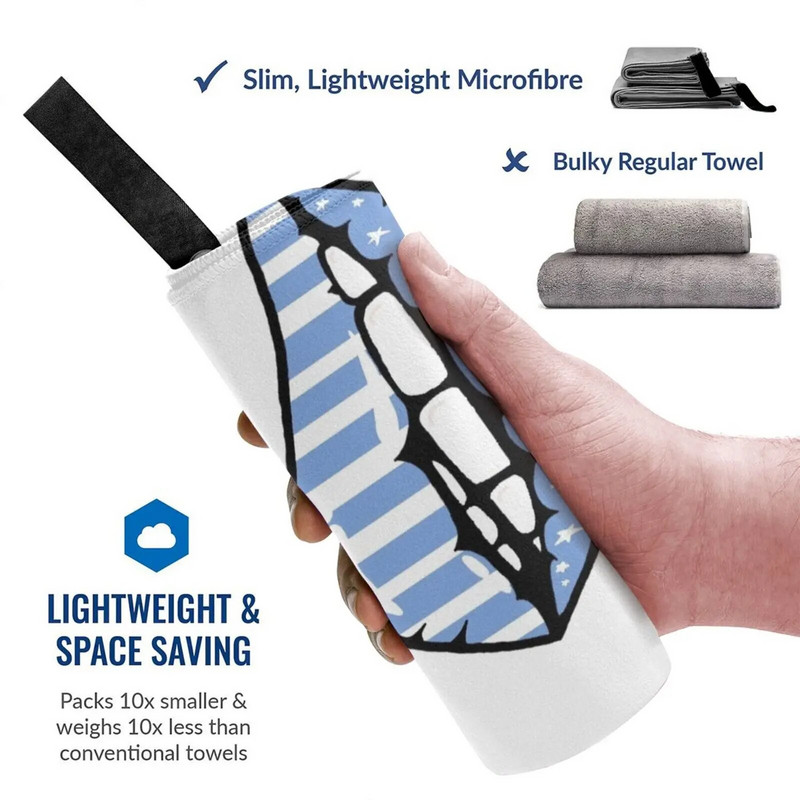 Chapel Hill Usne Ručnik za brzo sušenje Teretana Sportska kupka Prijenosni Bcn El Prat Španjolska Pečat za putovnicu Putovanje Putnik Putnik